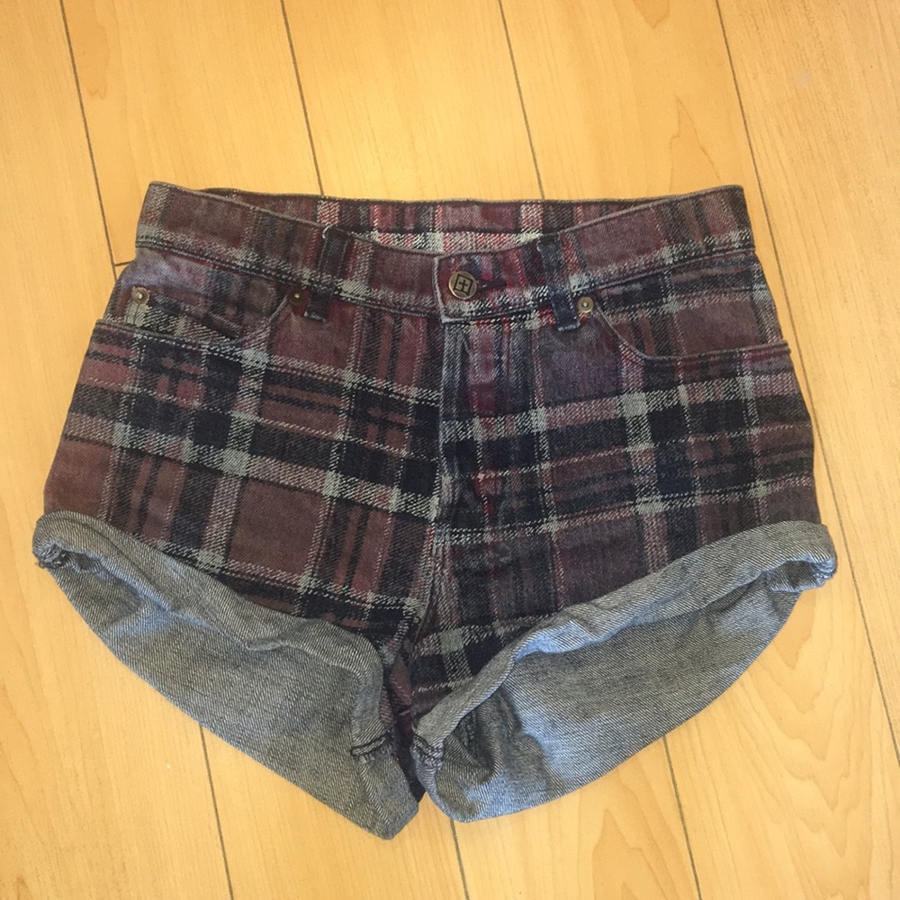 Ksubi High waisted Denim shorts 25”